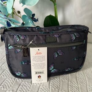 NWT Lug Parasail butterfly cosmetics case
